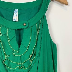Anthropologie Dresses - Maeve Anthropologie green Teresina tiered dress Anthropologie Dresses - Maeve Anthropologie green Teresina tiered dress